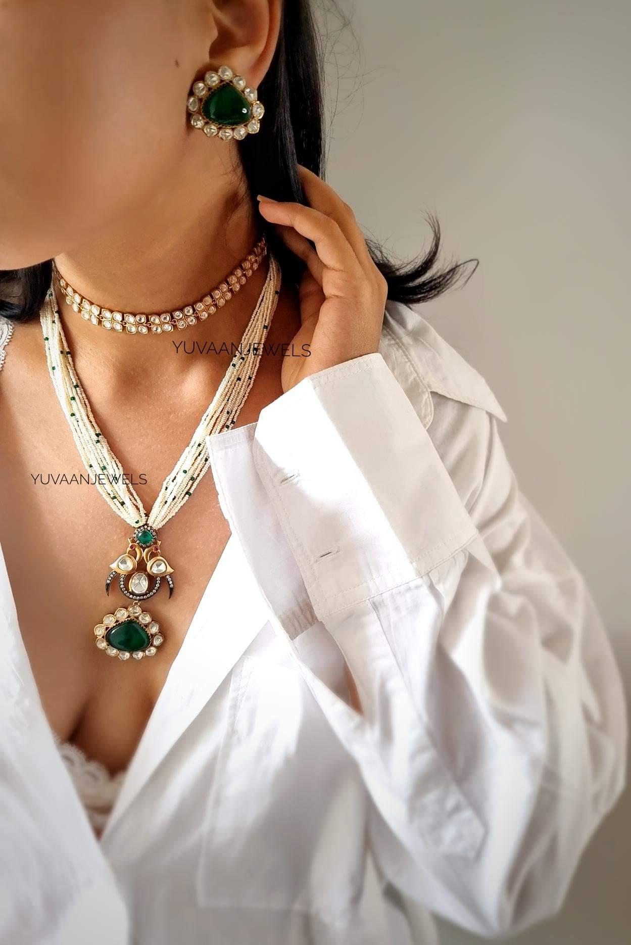 Juhi pearl Necklace - Image 3