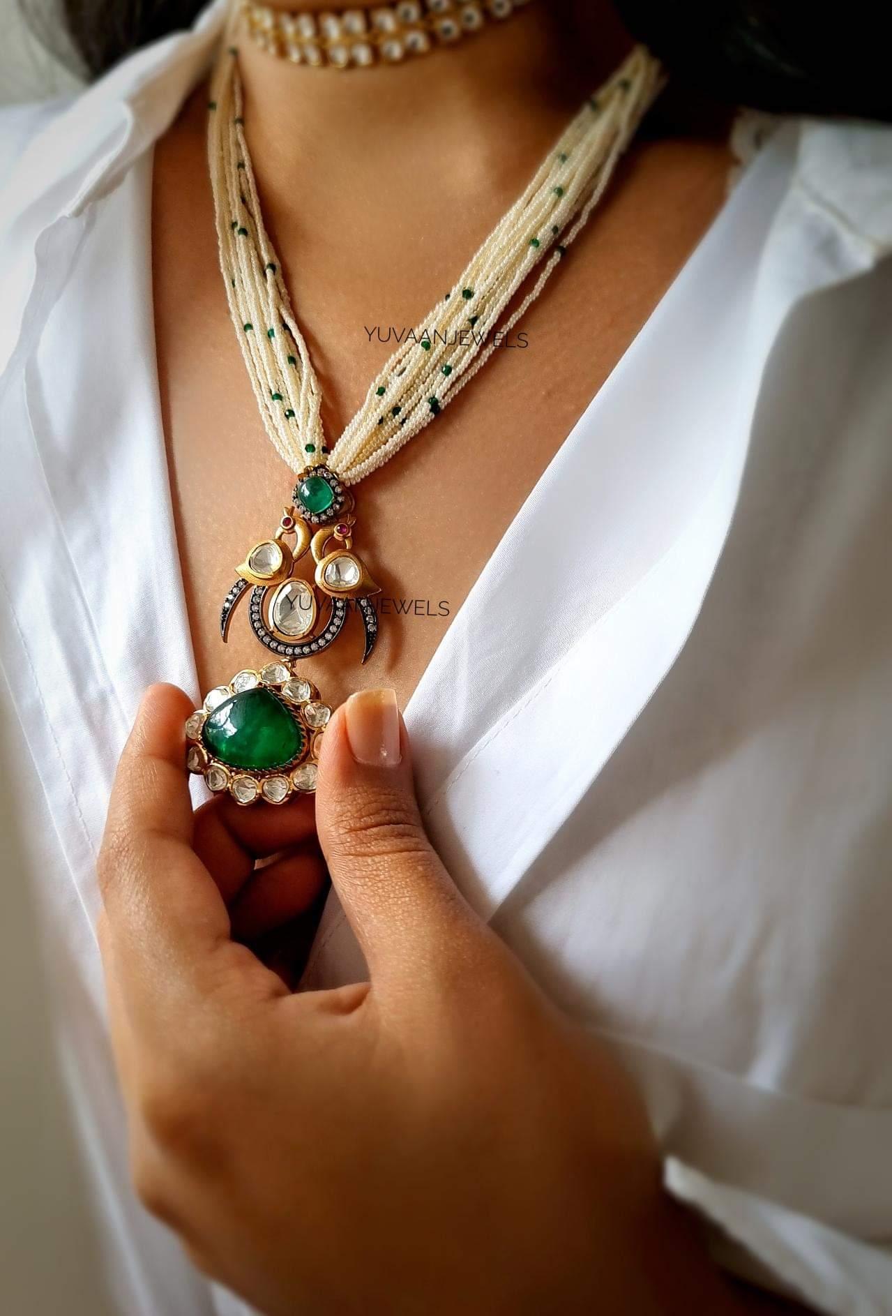 Juhi pearl Necklace - Image 9