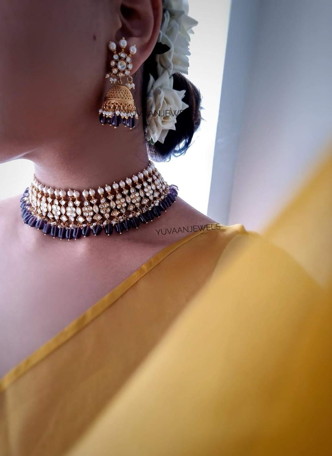 Lehar polki choker - Image 3