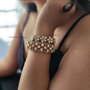 Surmai Openable polki bangle