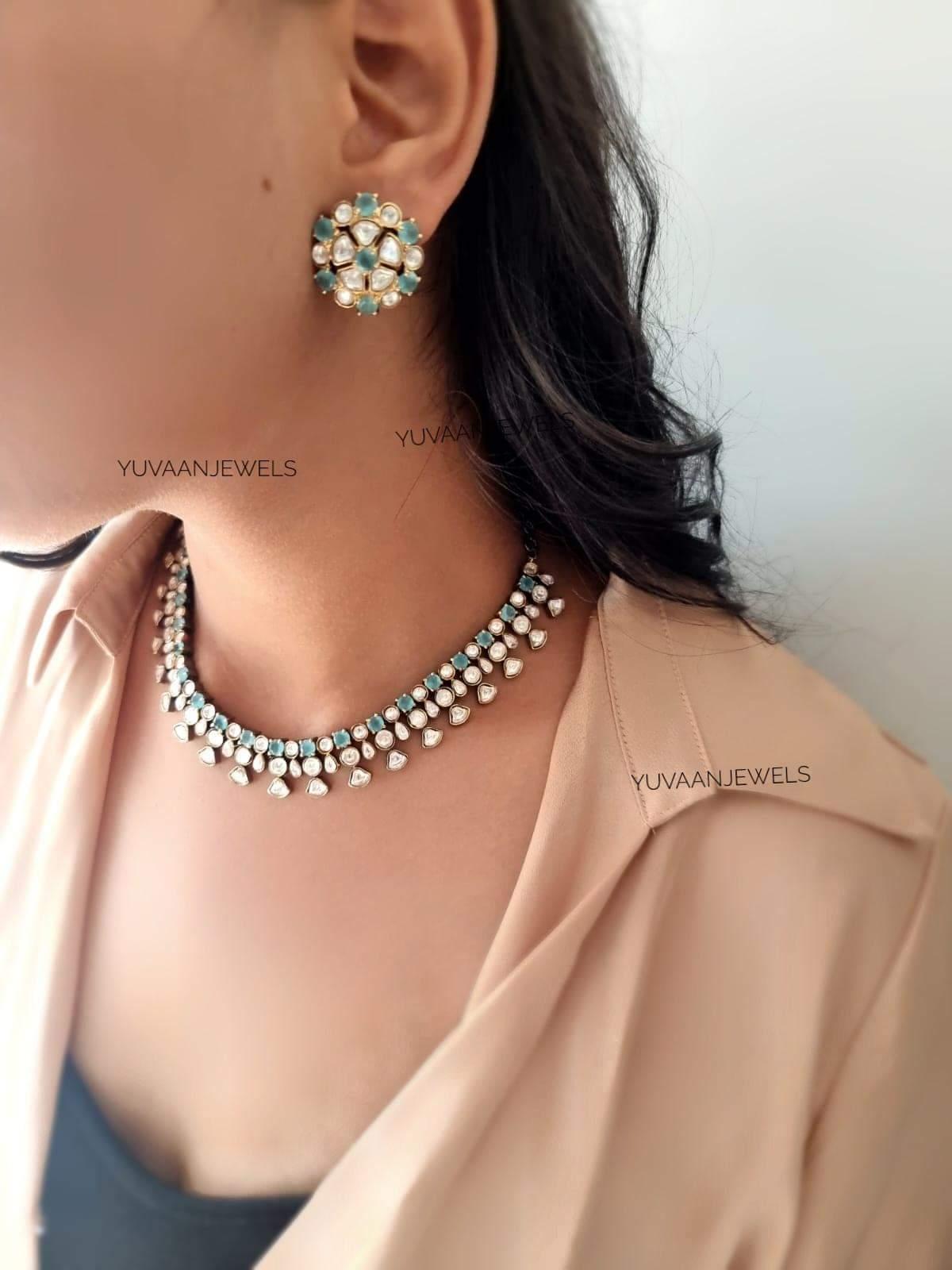 Seyat polki necklace