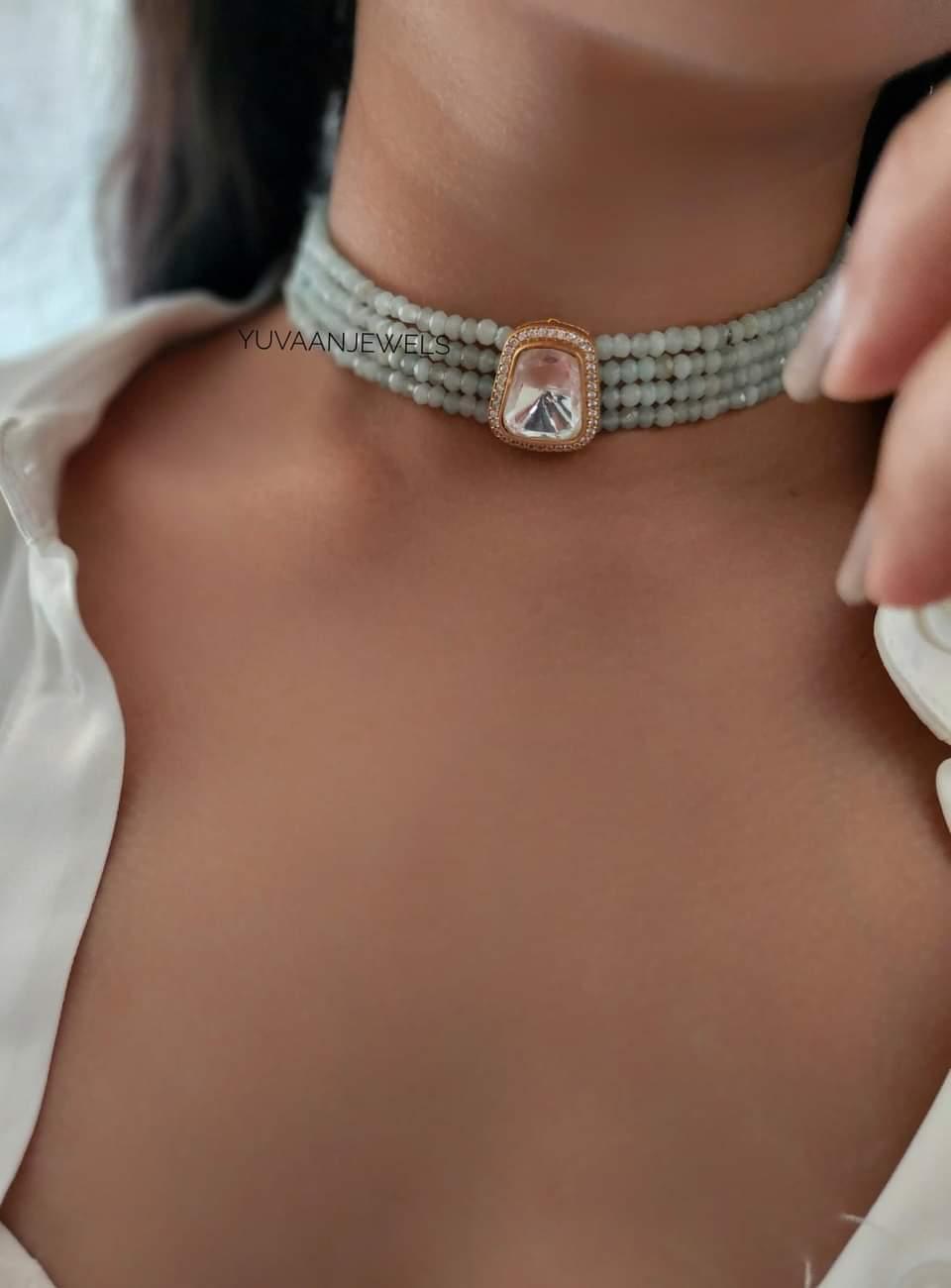 Banjara polki choker