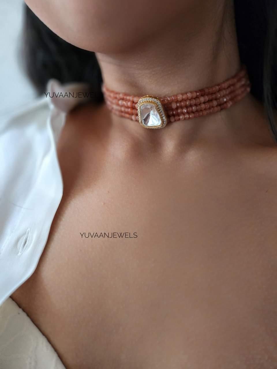 Banjara polki choker