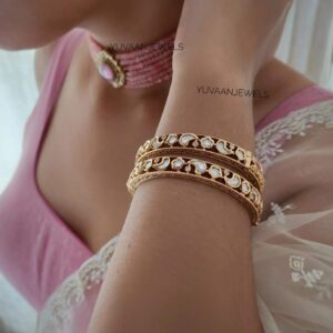 Chand phool polki bangle