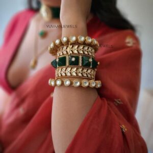 Petals polki Openable bangles