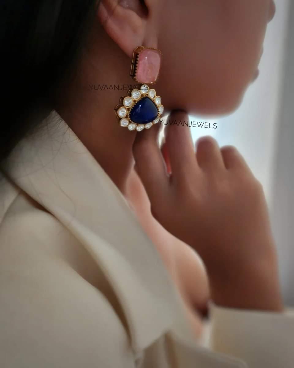 Naaz semi-precious earing