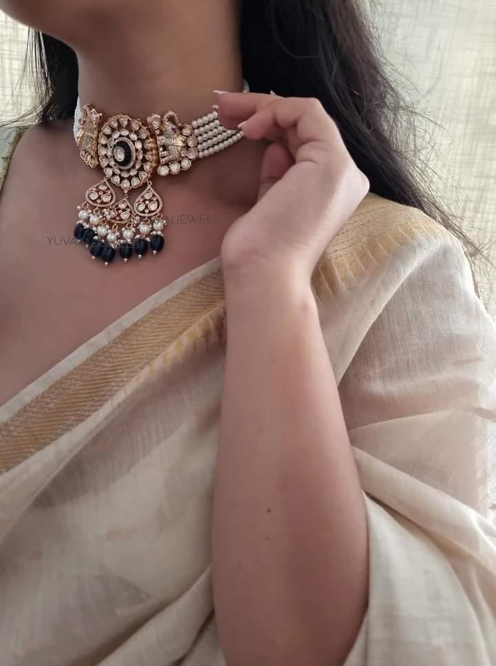 Dilbaroo Polki choker - Image 3