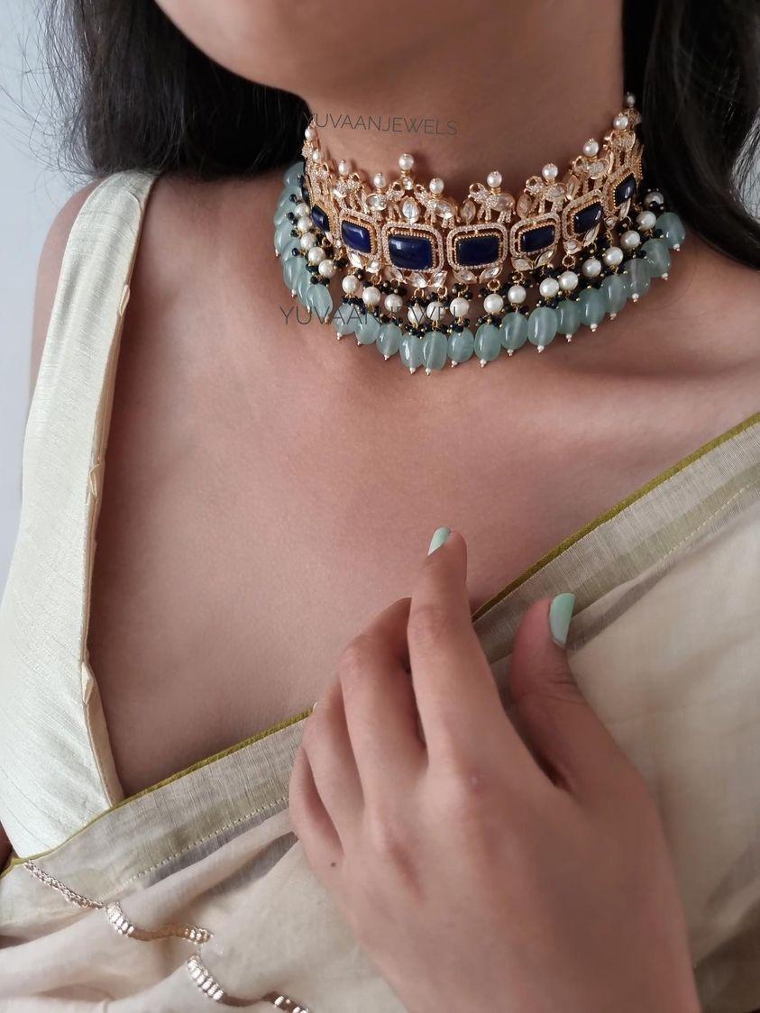 Madhumita Zari choker