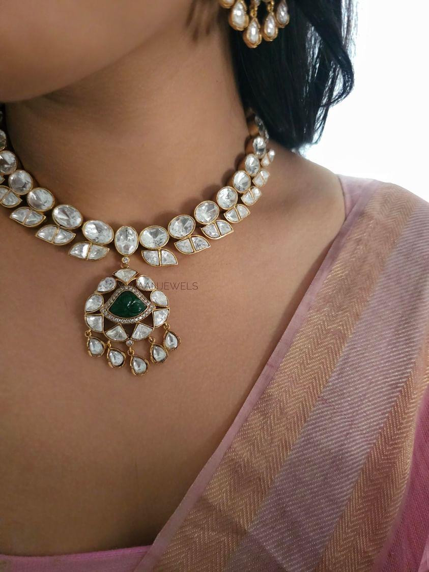 Sehar polki necklace