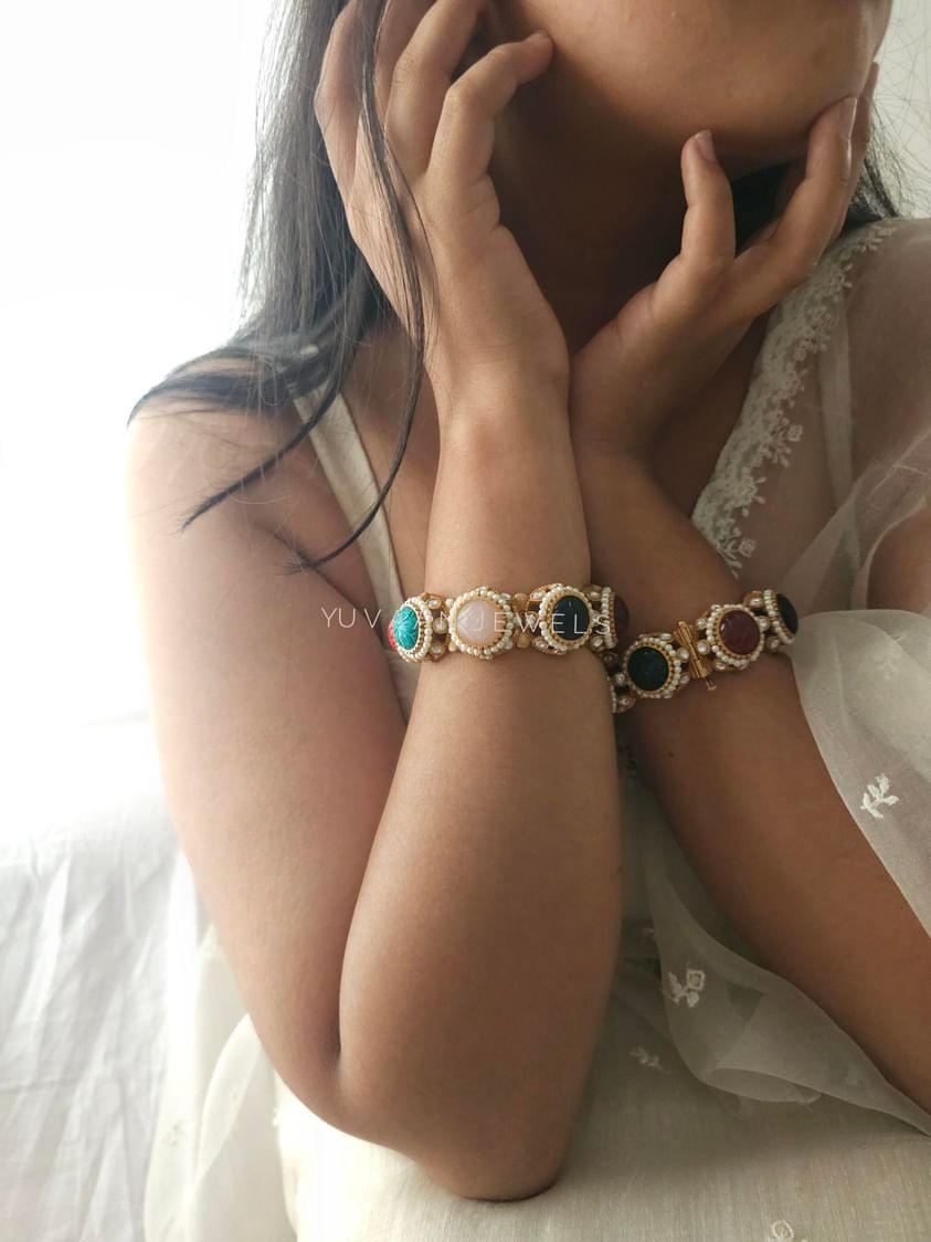 Nav rass openable bangle - Image 3