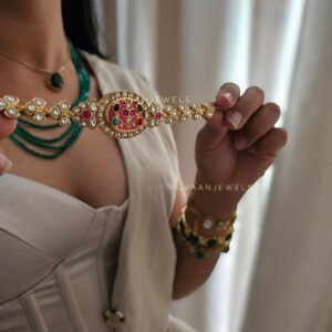 Amreet pearl and polki choker