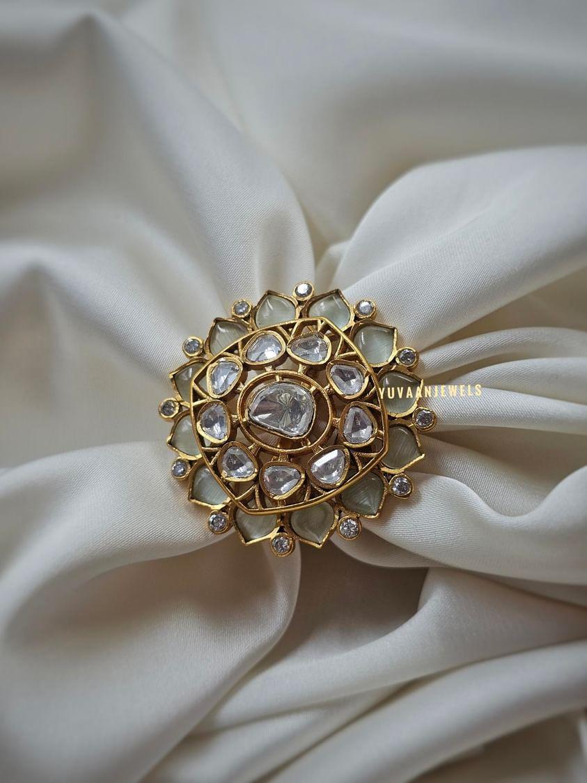 Rangreeza polki ring