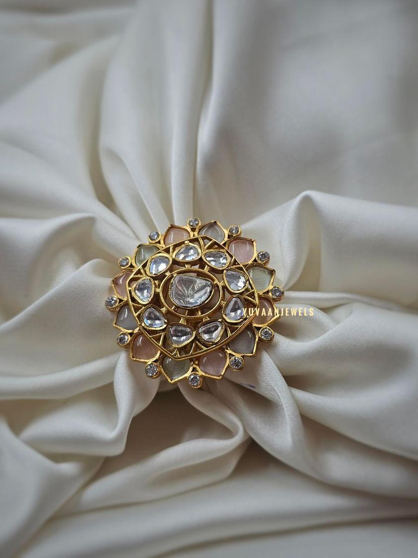 Rangreeza polki ring