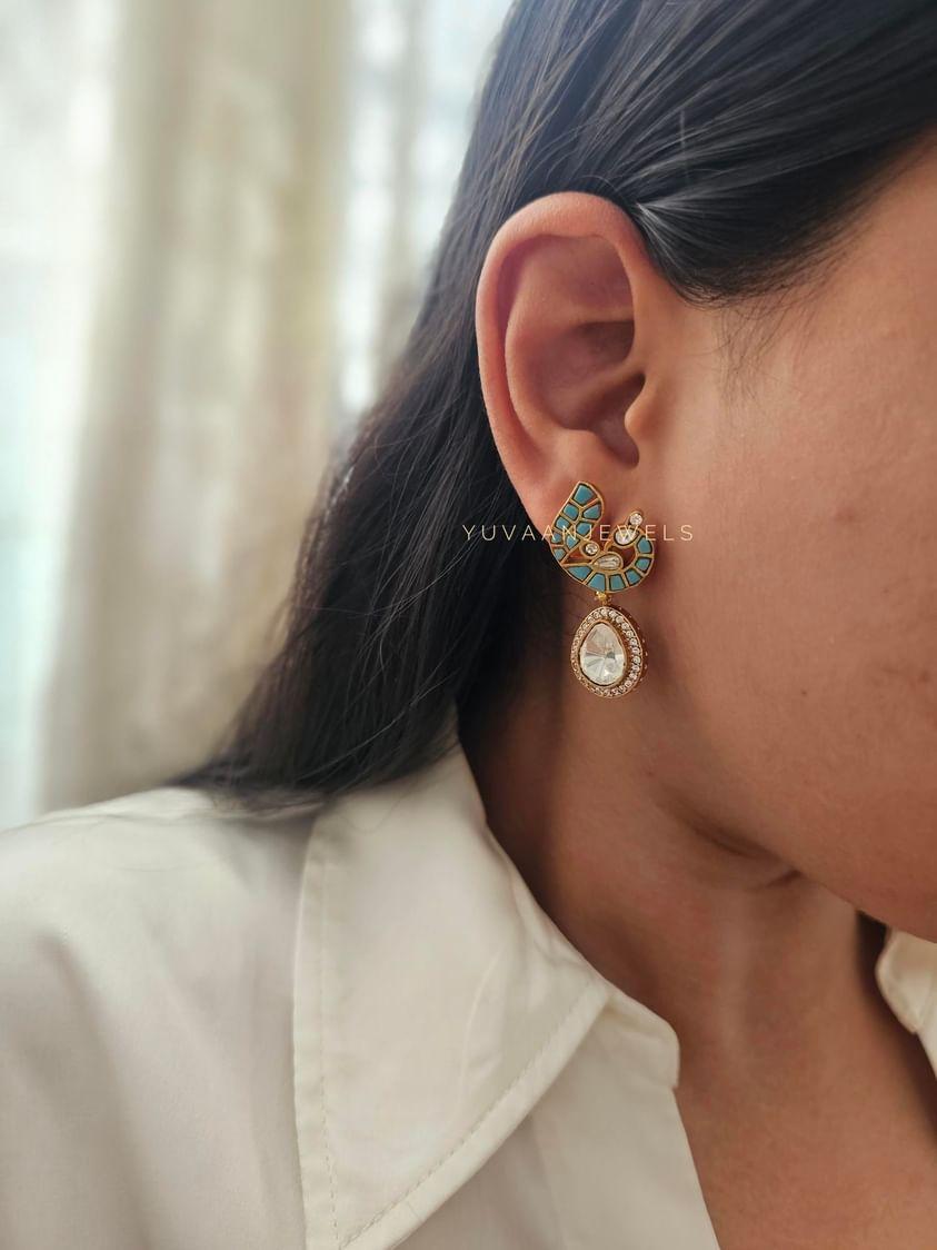 Morni polki earrings