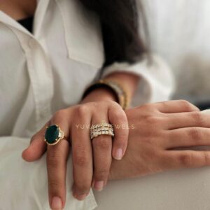 Esme layered ring