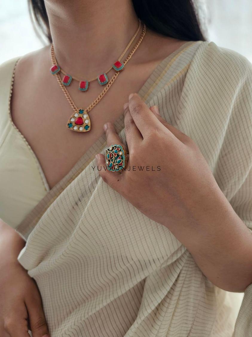 Dripti handcrafted ring - Image 2