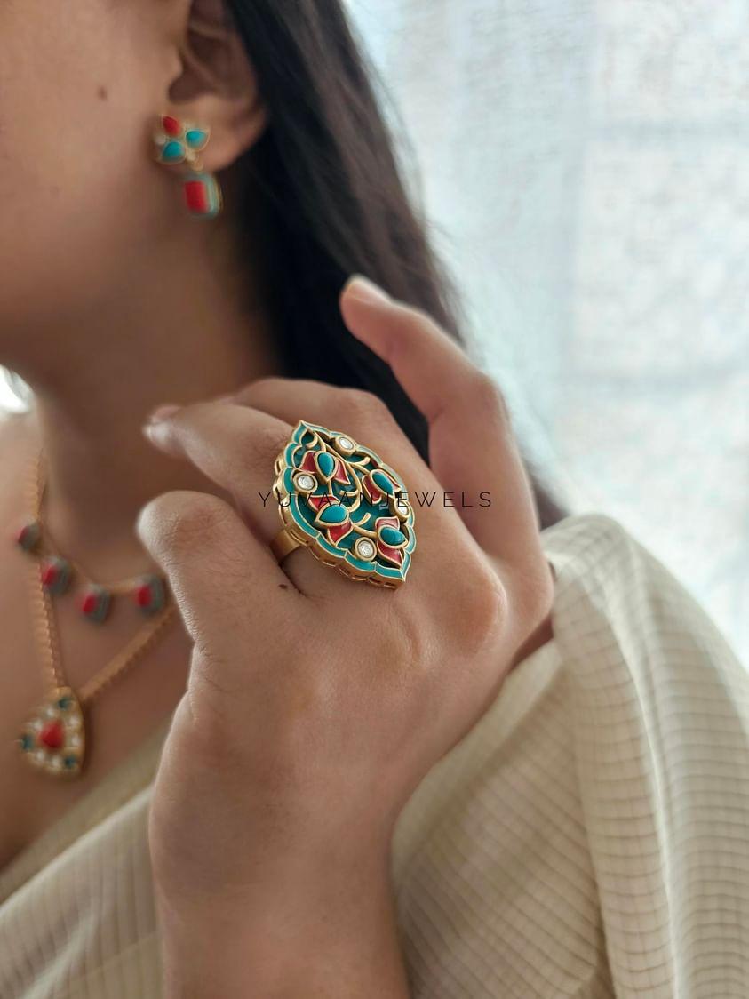 Dripti handcrafted ring - Image 5