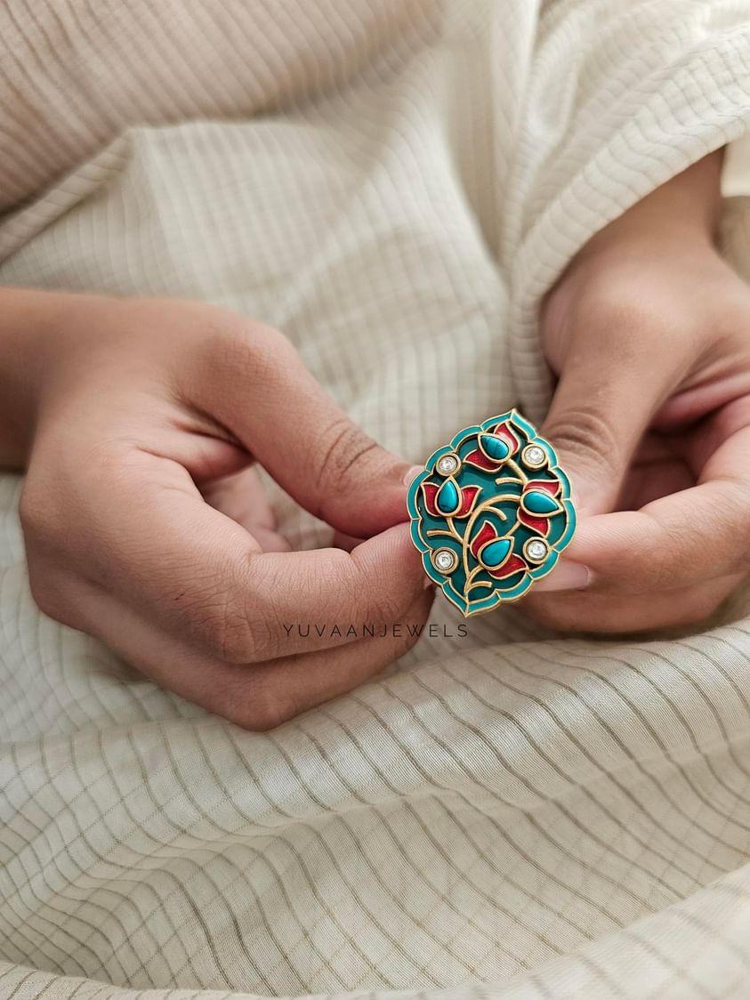 Dripti handcrafted ring - Image 7