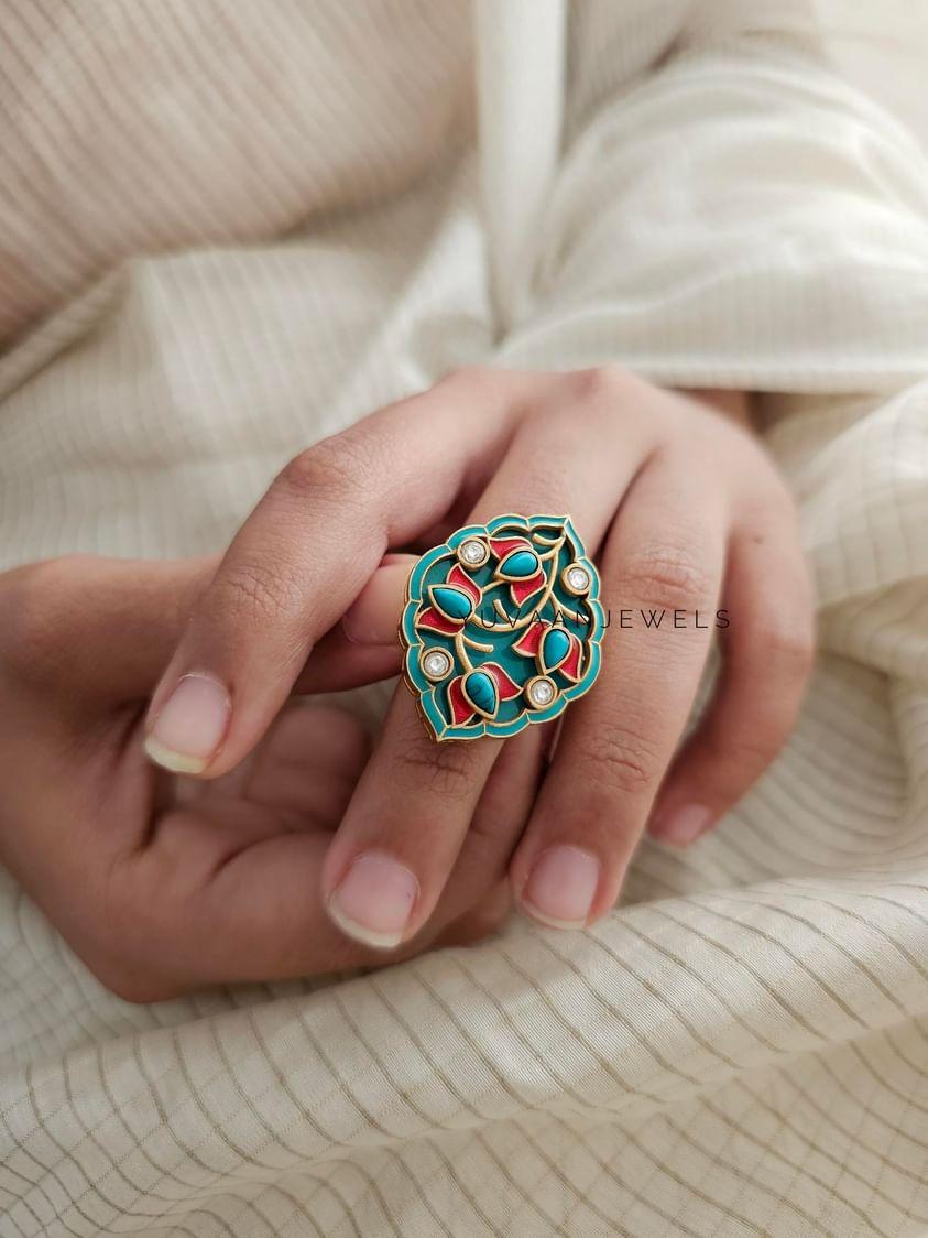 Dripti handcrafted ring - Image 9