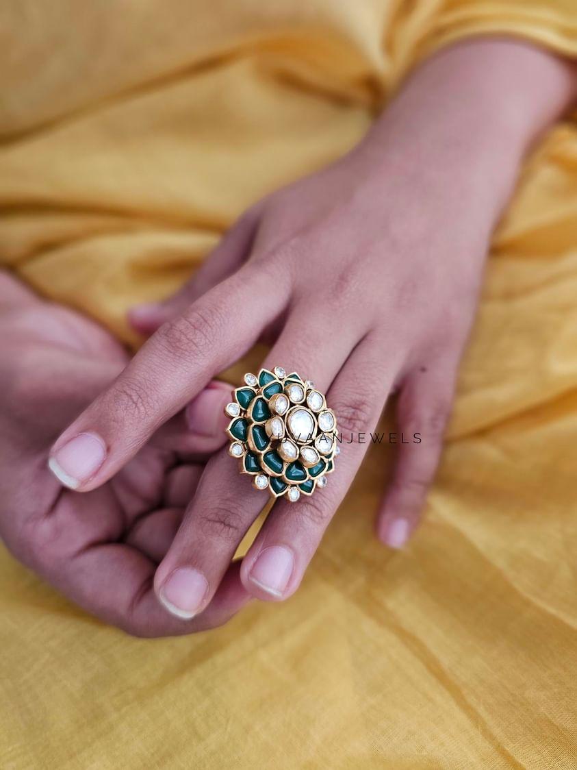 Nayan polki ring