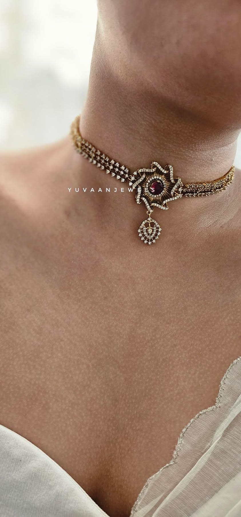 Feeha Interchangeable Stone Choker - Image 2