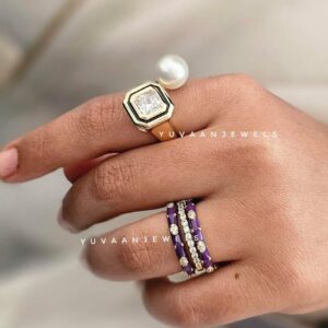 Halia Enamel Band Ring
