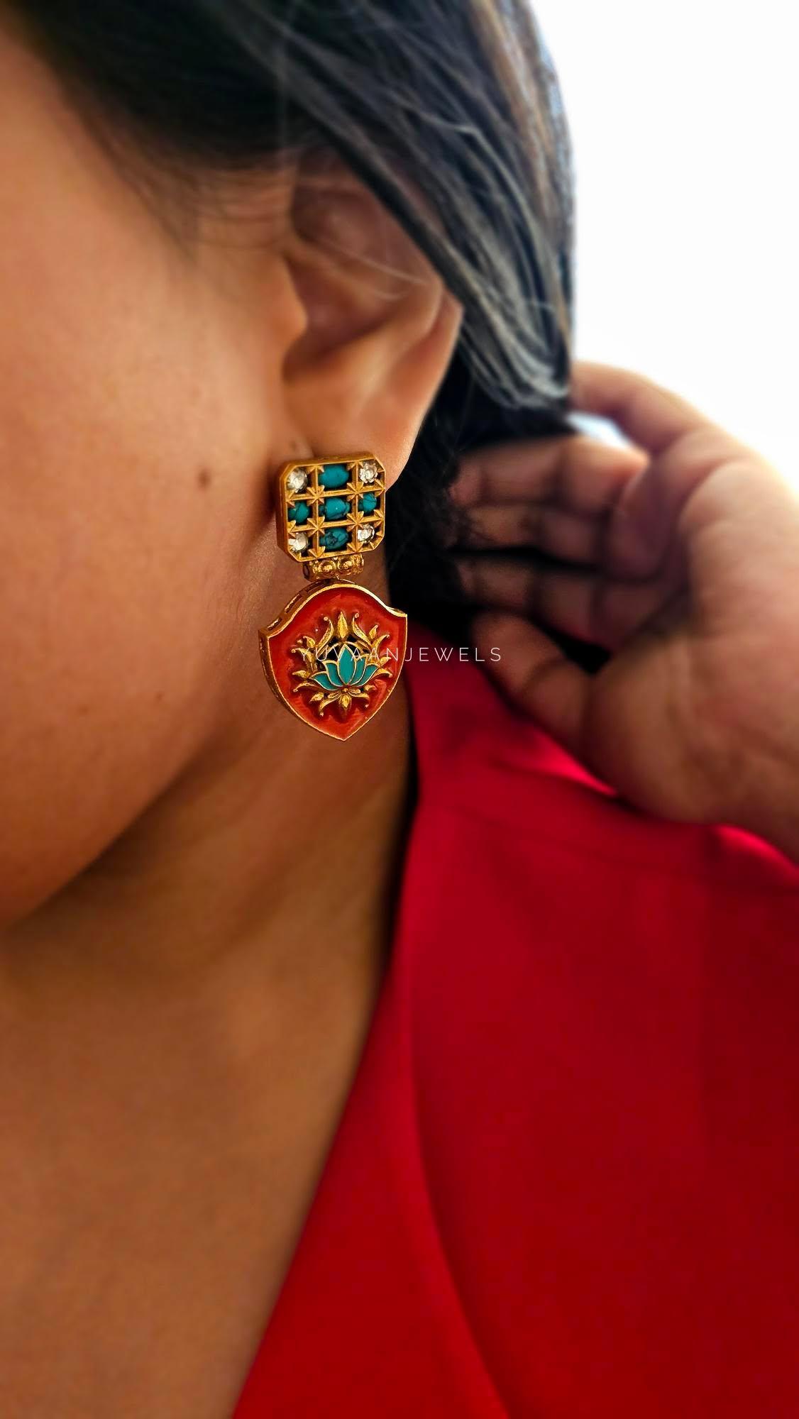 Farah handcrafted earring