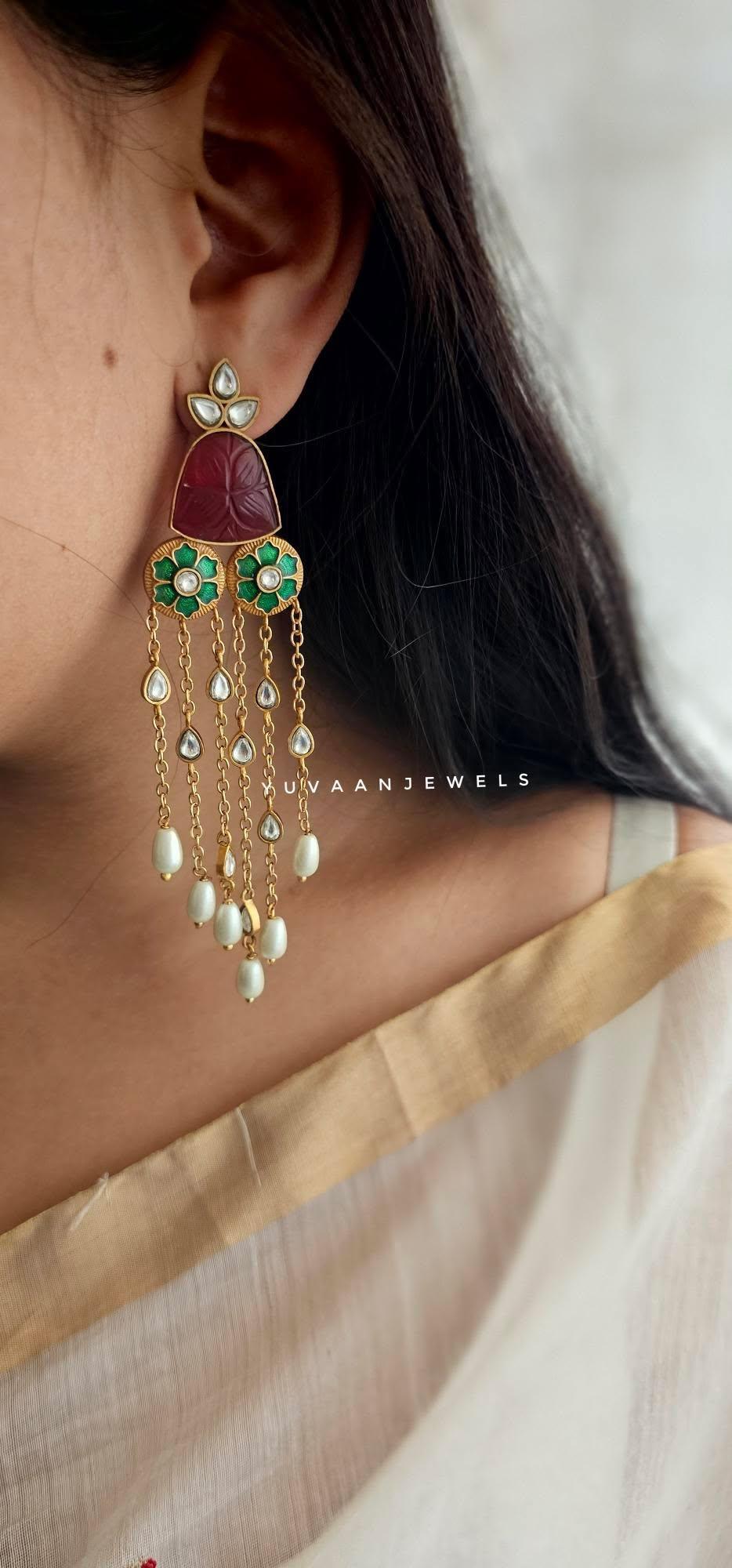 Milaa handcrafted earring