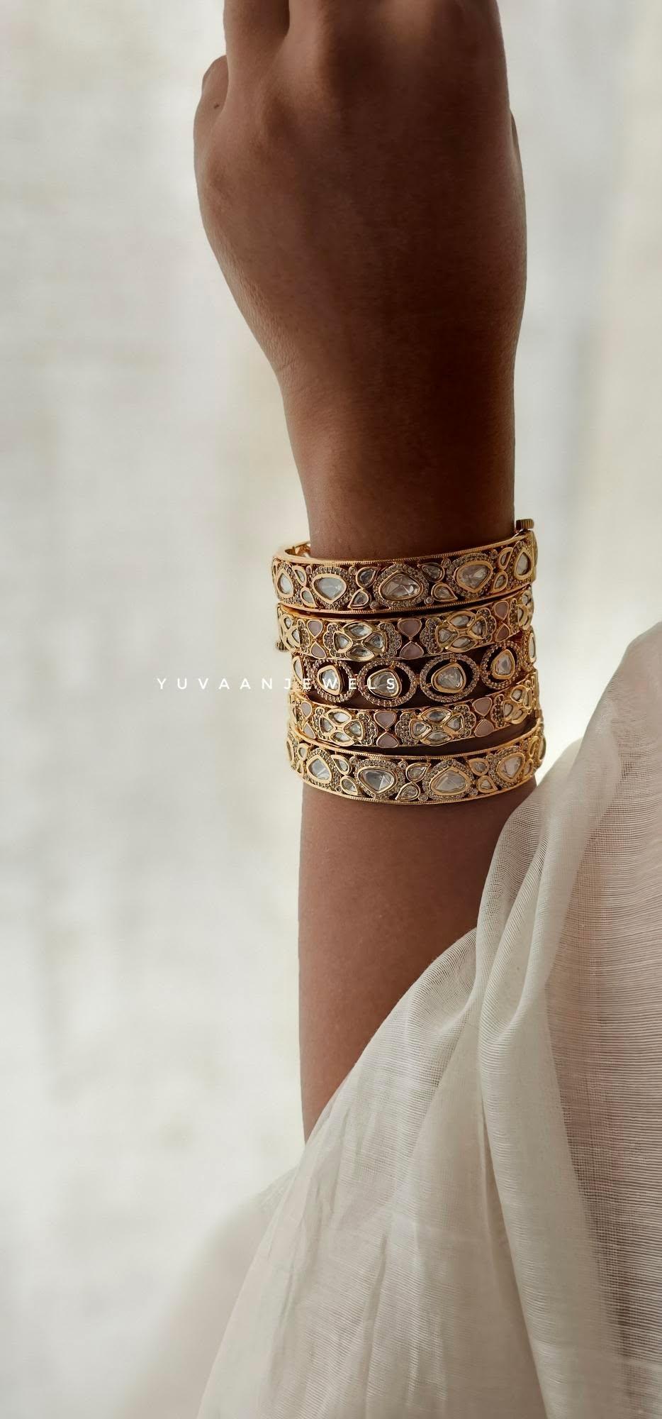 Siya polki bangles