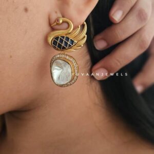 Yvaine polki earring