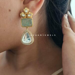 Leora semi-precious stone earring