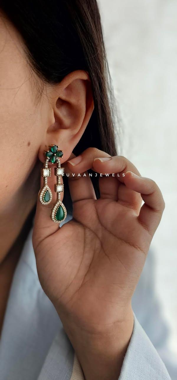 Maleia polki earrings