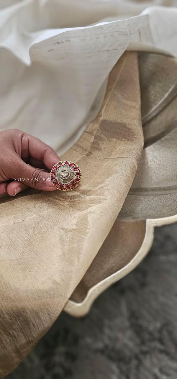 Mogra adjustable handcrafted ring - Image 3