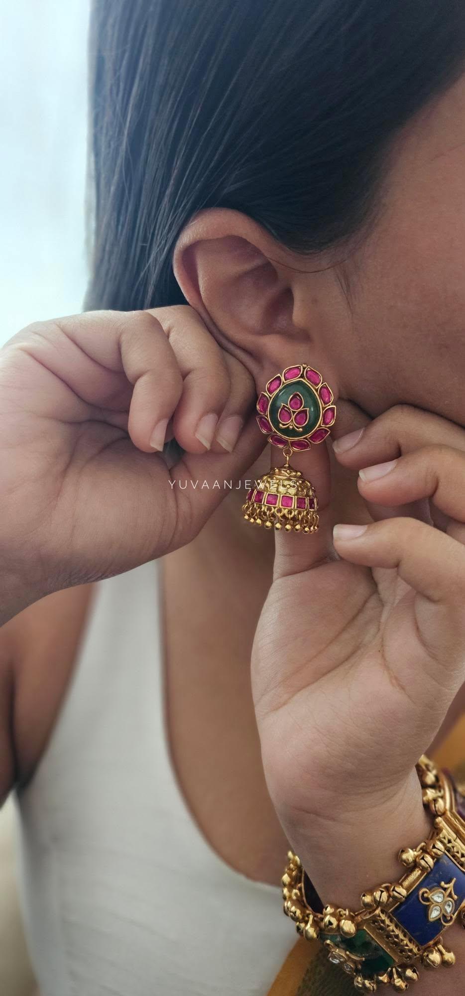 Viella handcrafted jhumki
