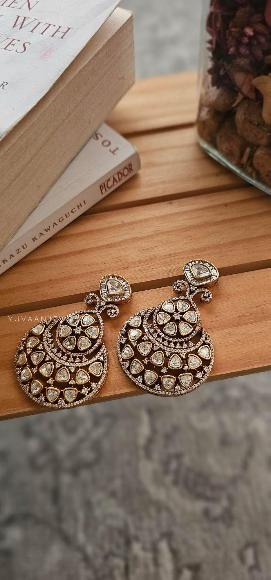 Prisha polki earrings - Image 7