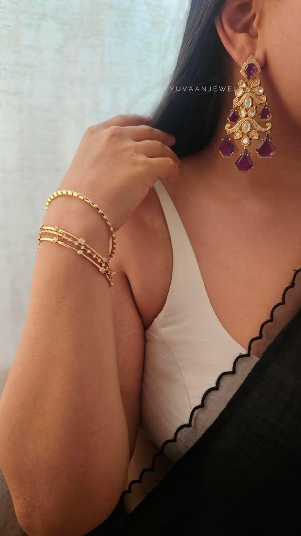 Drishti chandelier earrings