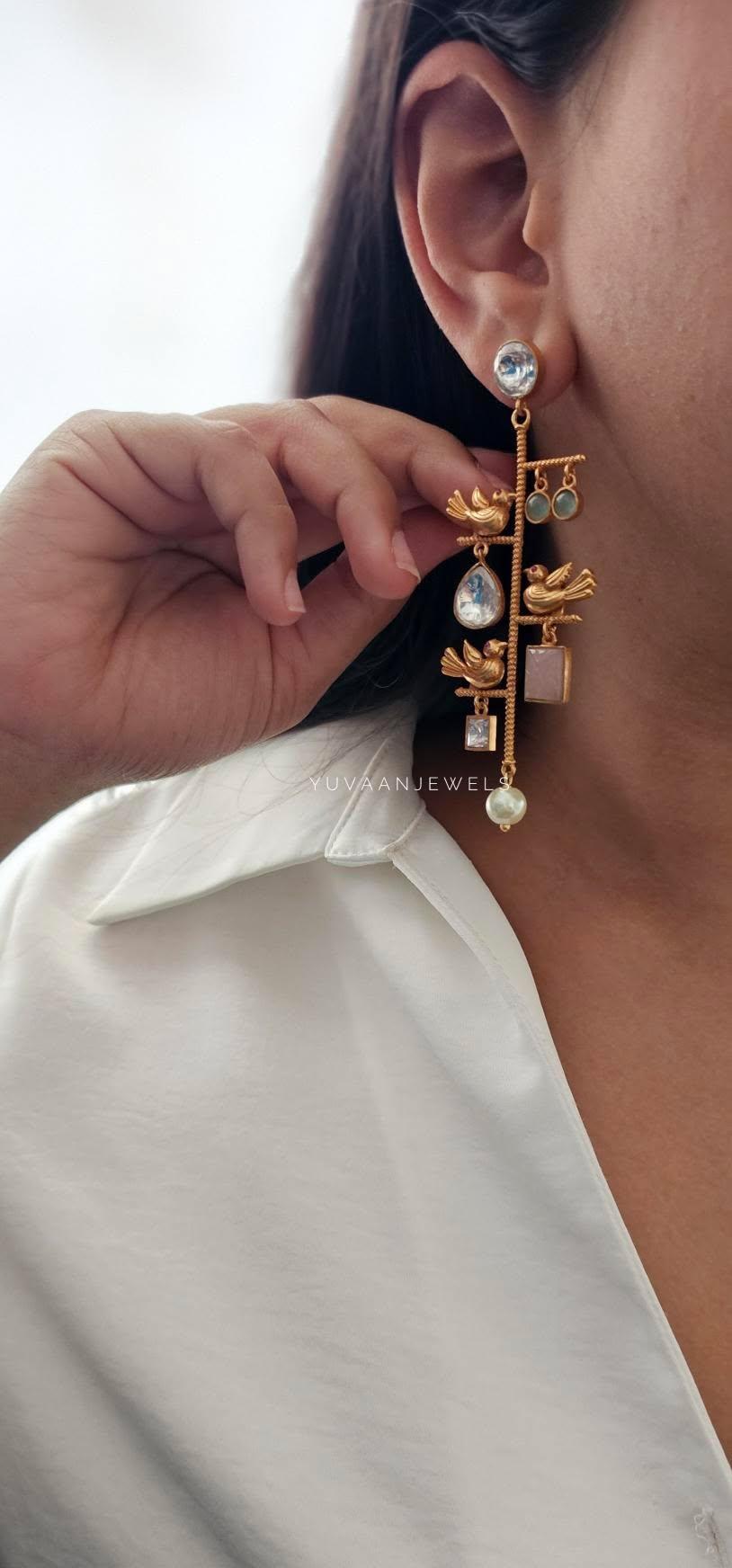 Jazz handcrafted earrings