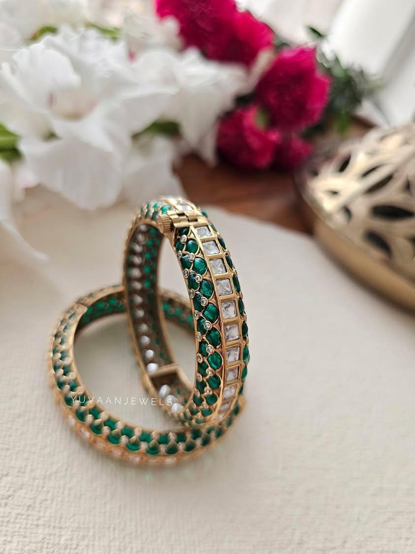 Nami meenakari openable bangles - Image 7