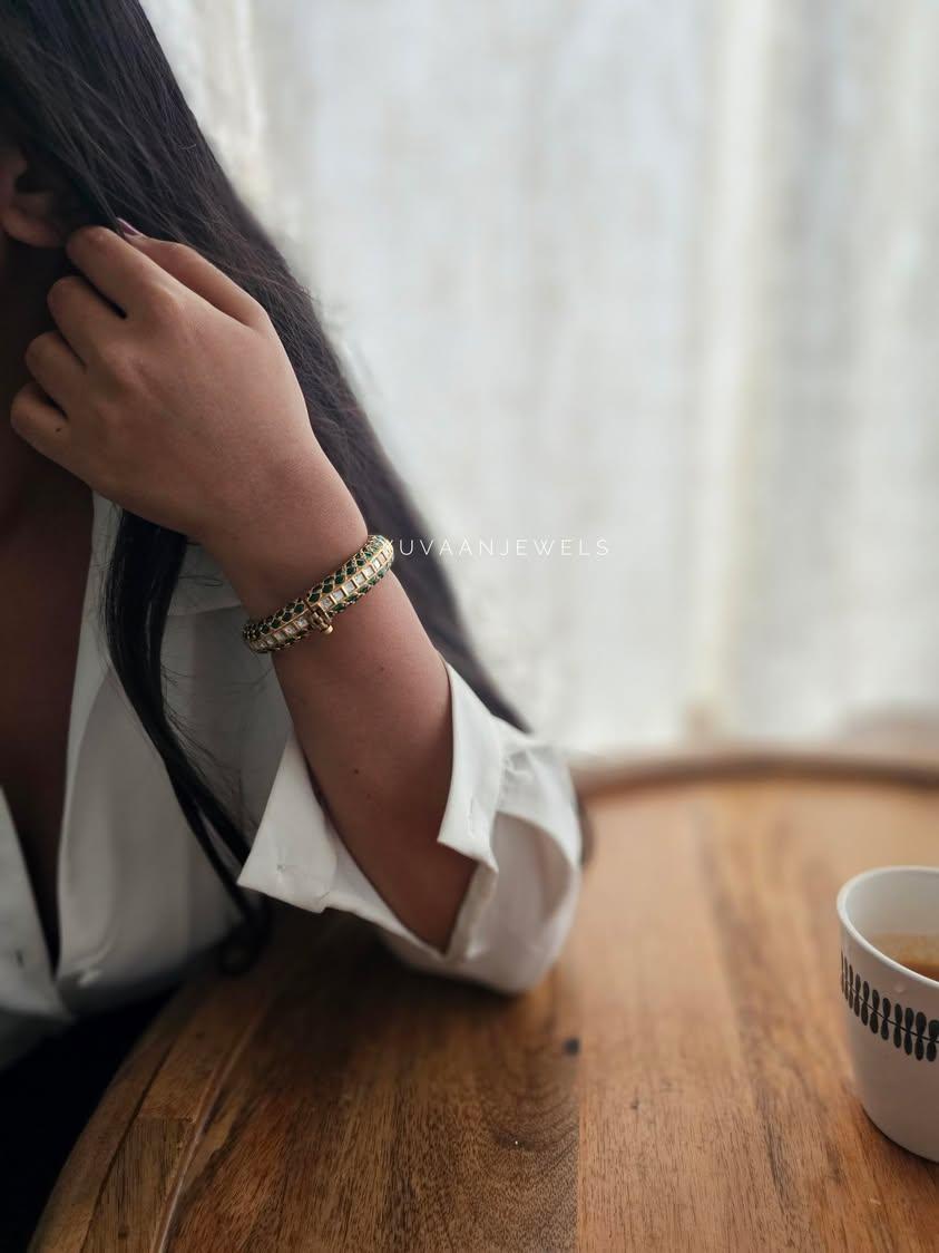 Nami meenakari openable bangles - Image 13