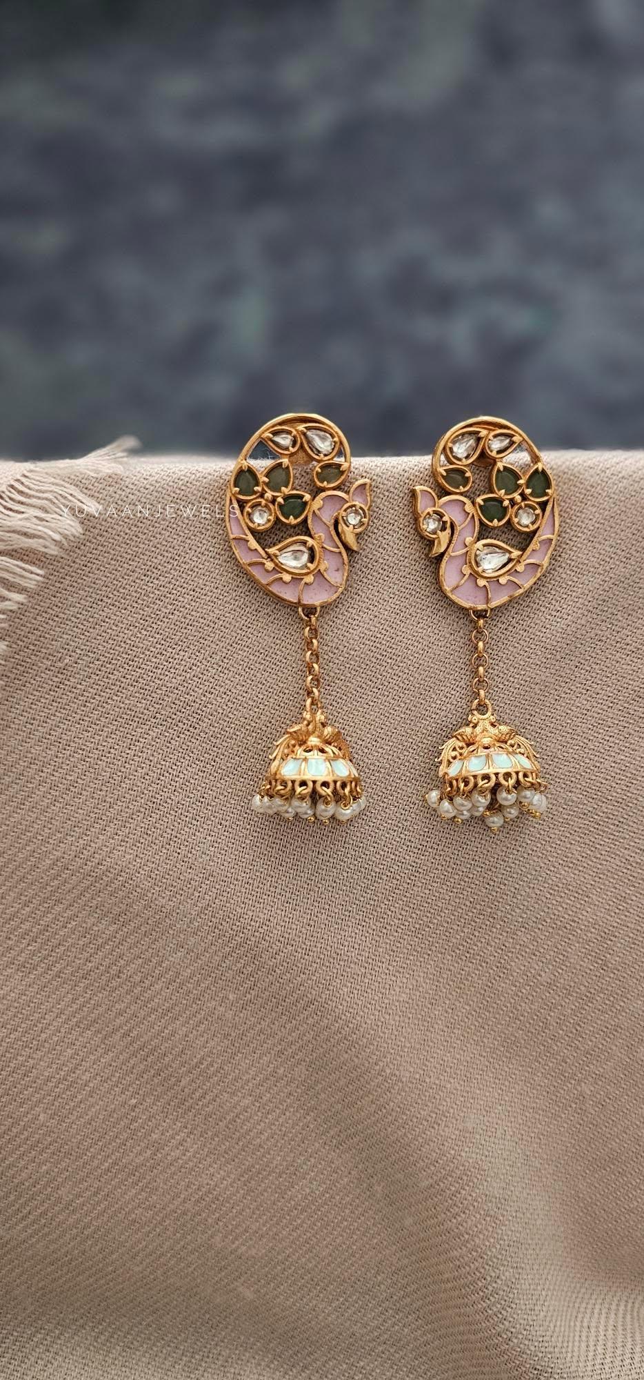 Miyur handcrafted jhumkil