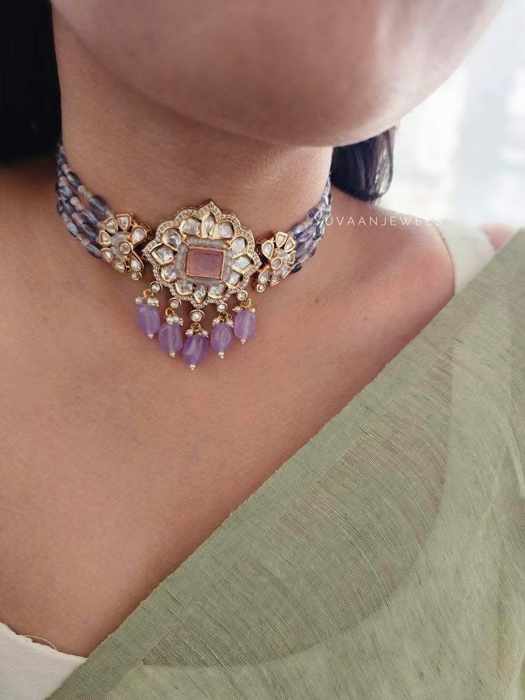 Manzil polki choker