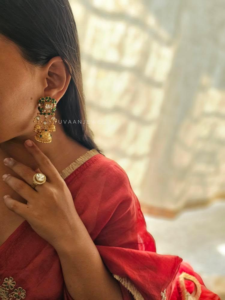 Fathima handcrafted jhumki