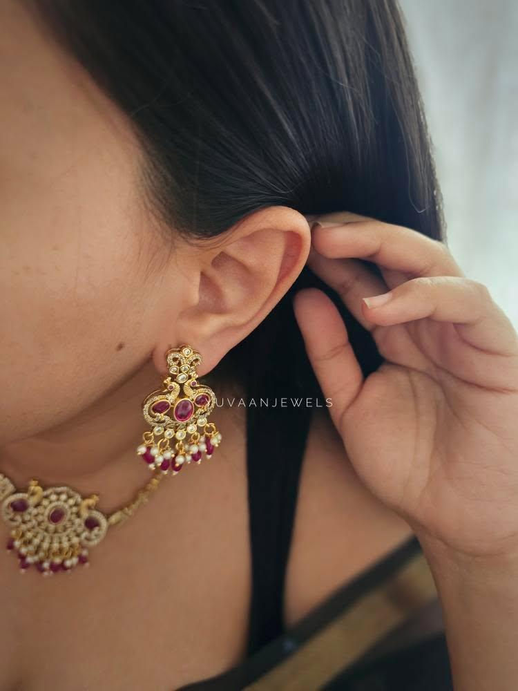 Kamari polki necklace - Image 4