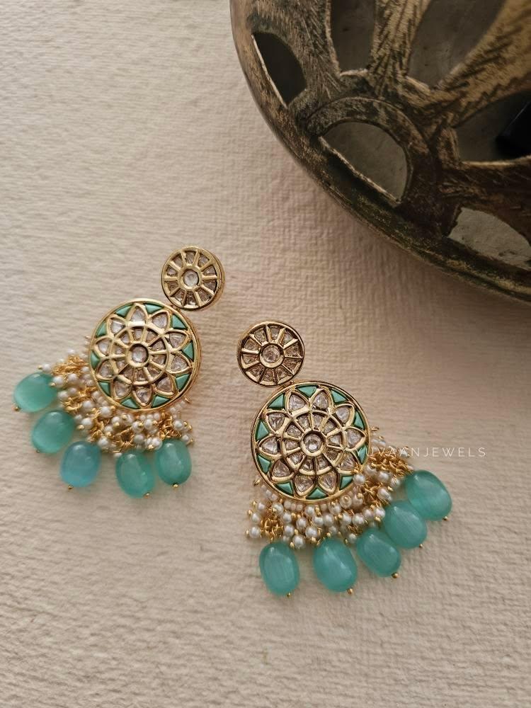 Vidhushi pearl and polki choker - Image 8