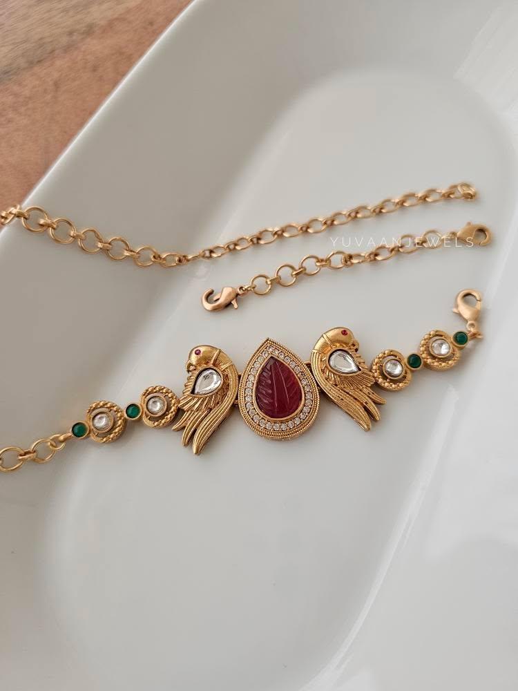 Koyal handcrafted bracelet/choker