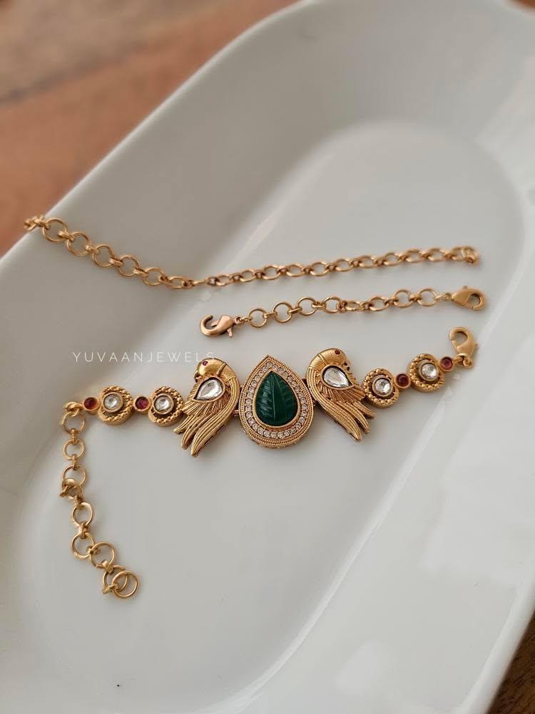 Koyal handcrafted bracelet/ choker