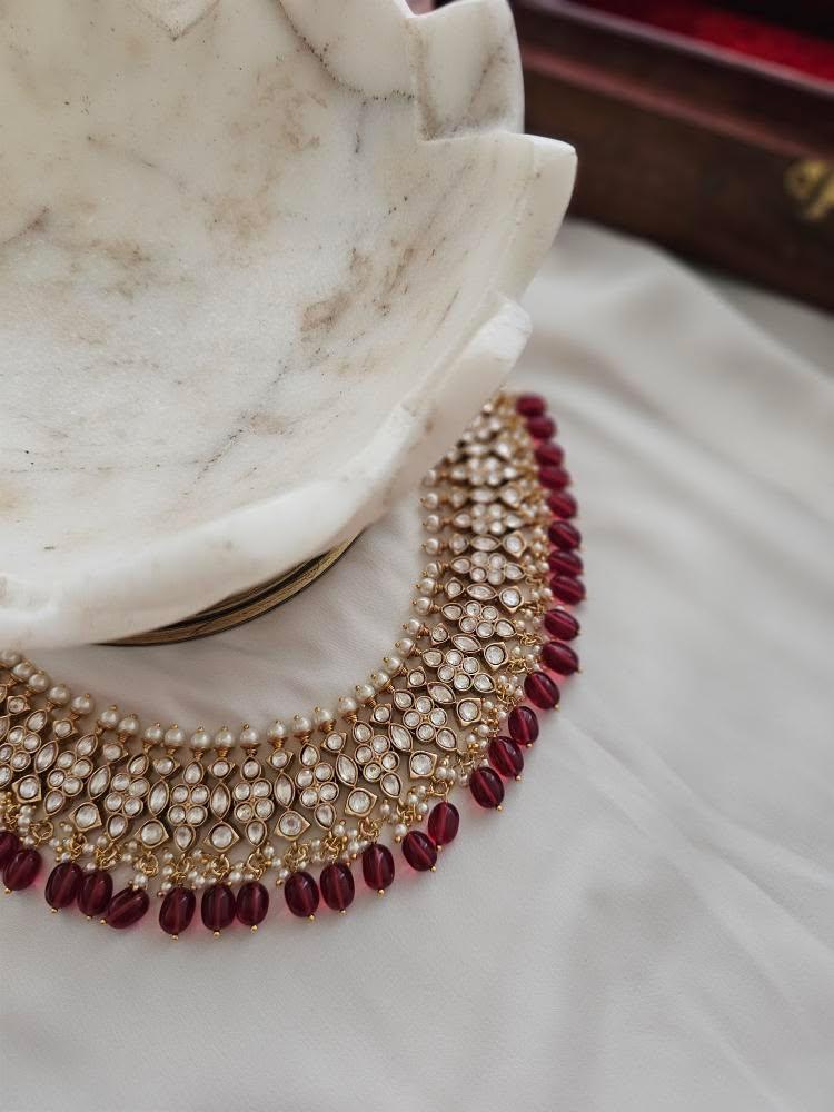 Lehar polki choker - Image 4