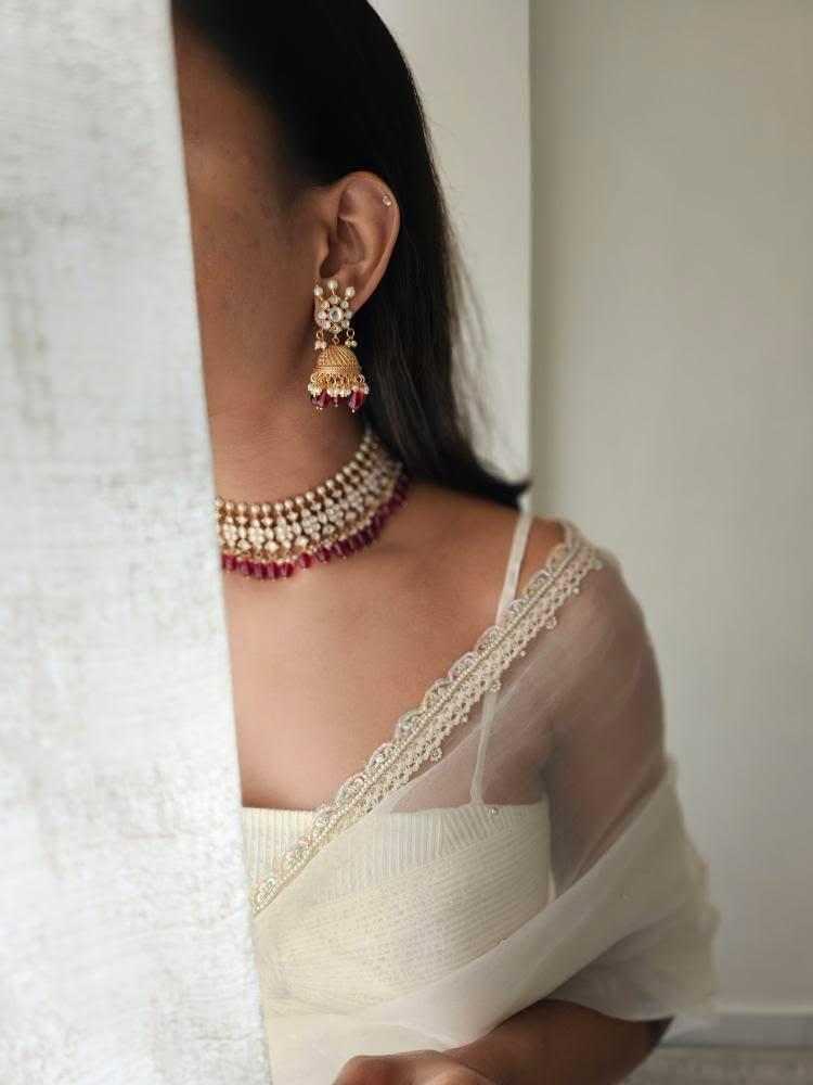 Lehar polki choker - Image 8