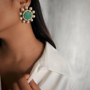 Indira handcrafted studs