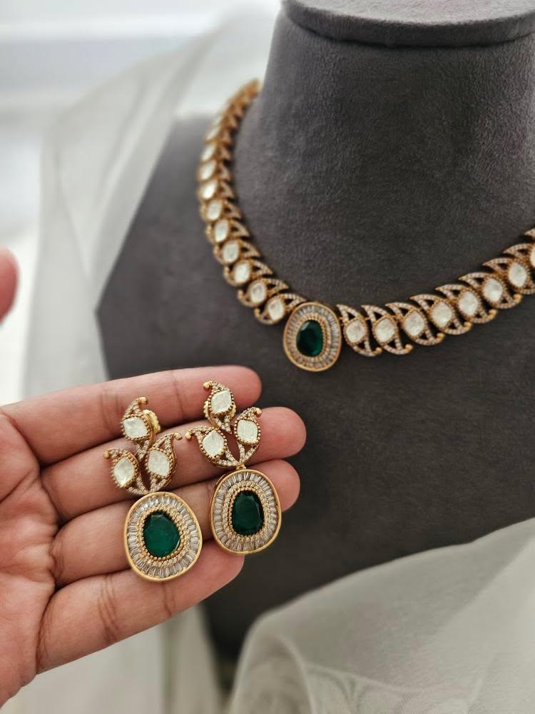 Shezan polki necklace